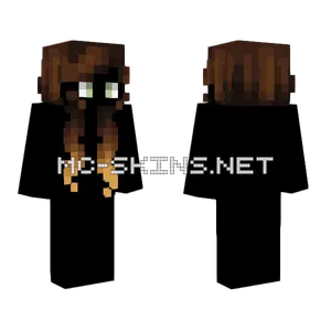 Female Dark Chocolate Ombre Minecraft skin
