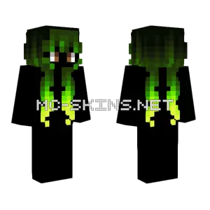 Female Dark Monster Energy Minecraft skin