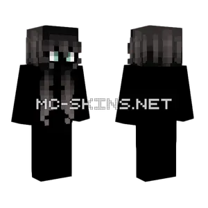 Female Dark Silt Fade Minecraft skin