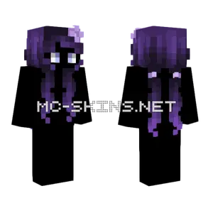 Female Dark Witch Bloom Minecraft skin