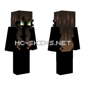 Female Dark Wooded Brown V2 Minecraft skin