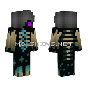 Female Ender Warden Minecraft skin