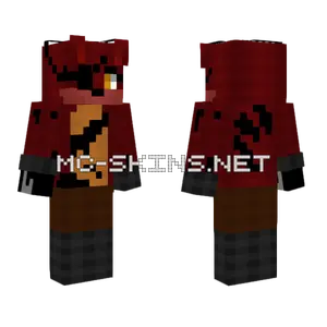 Female Foxy Minecraft skin