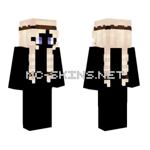 Female HB Blonde Double Pigtails V2 Minecraft skin