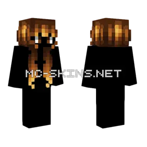 Female HB Brown Fade Yellow Ombre V2 Minecraft skin