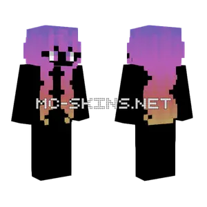 Female HB Dark Dusk Pastel Fade Minecraft skin