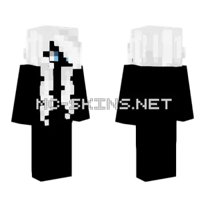 Female Hb Emo Albino White Minecraft skin