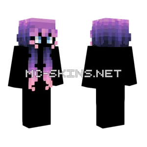 Female Hb Extreme Pink Purple Ombre Minecraft skin