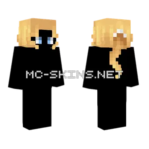 Female HB Light Blonde Ponytail Minecraft skin