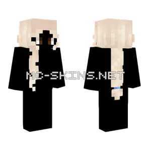Female HB Long Blonde Back Braid V2 Minecraft skin