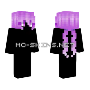 Female HB Long Curly Pink Back Pigtails Minecraft skin