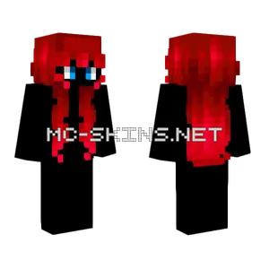 Female HB Long Ruby Redhead Minecraft skin