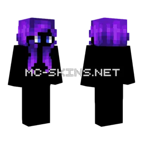 Female Hb Night Club Purple Minecraft skin
