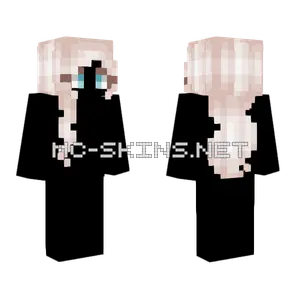 Female HB Platinum White Blonde Minecraft skin