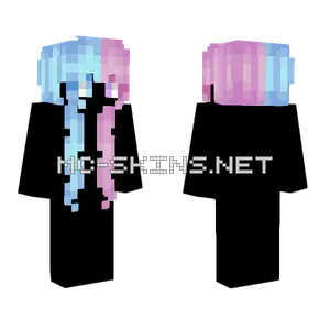 Female HB Raspberry Blue Raspberry Minecraft skin