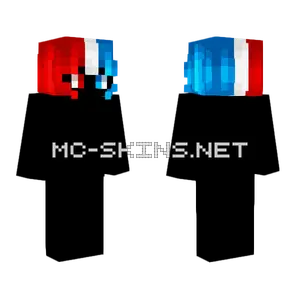 Female Hb Red White Blue Minecraft skin