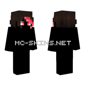 Female HB Short Brown Light Red Bangs Minecraft skin