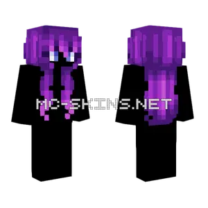 Female HB Void Purple Minecraft skin
