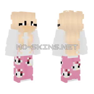 Female Hello Kitty Outfit Minecraft skin