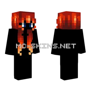 Female Lava Flow Minecraft skin