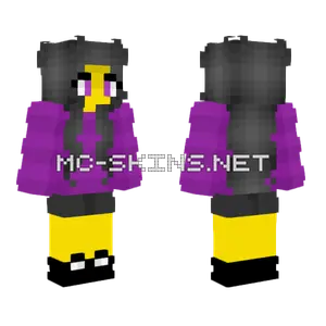 Female New Hair Bang Casual Outfit Minecraft skin