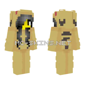Female Pikachu Onesie Minecraft skin