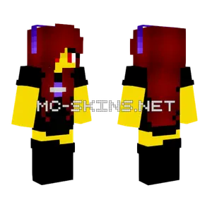 Female Purple Headband Minecraft skin