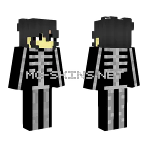 Female Skeleton Minecraft skin