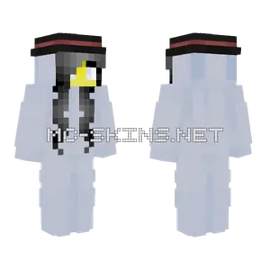 Female Snowman Onesie Hat Minecraft skin