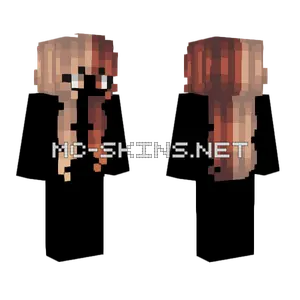 Female Split Ginger Brown Minecraft skin