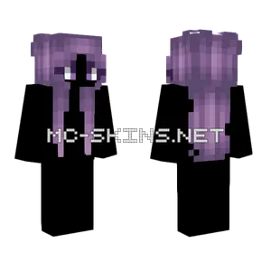 Female Straight Plum Purple Minecraft skin