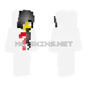 Female White Luvonox Onesie Minecraft skin