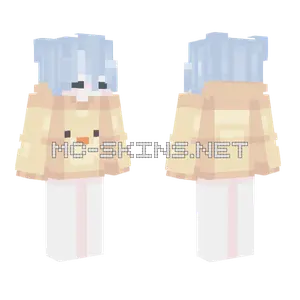 Femboy Duck Hoodie Minecraft skin