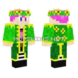 Femboy Sunflower General Minecraft skin