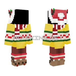 Festive Ob v6 Minecraft skin