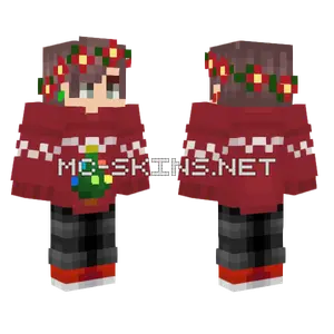 Festive Skin 2023 Minecraft skin