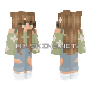 Field Of Daisies Minecraft skin