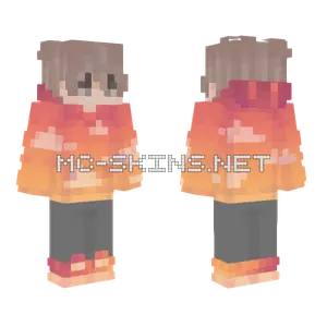 Fiery Cloud Outfit Minecraft skin