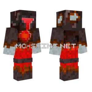 Fighter Redstone Robot Minecraft skin