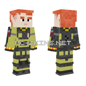 Finka Firefighter Suit Minecraft skin