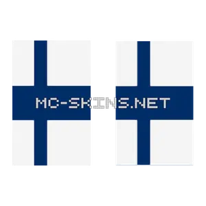 Finland Flag cape, outside and lining