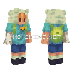 Finn the Human Minecraft skin