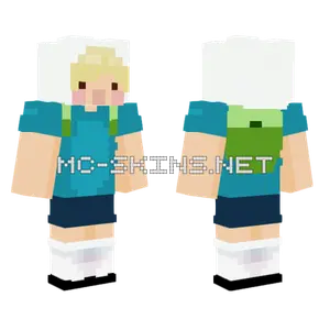 Finn The Human Kawaii Minecraft skin