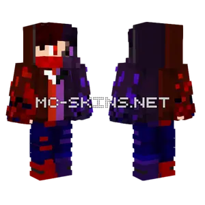 Fire And Dark Remastered Minecraft skin