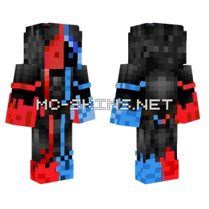 Fire and Ice Minecraft skin