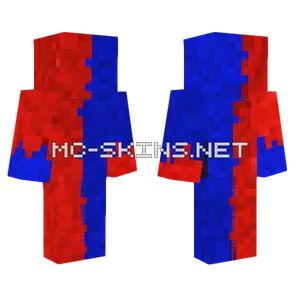 Fire and Water Minecraft skin