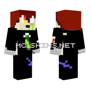 Fire Boy Dying Minecraft skin