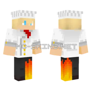 Fire Chef Minecraft skin