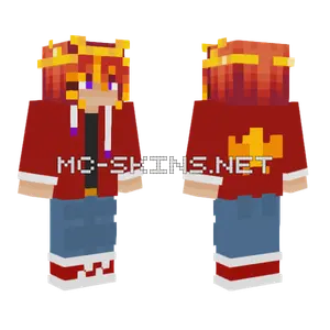Fire Girl Minecraft skin