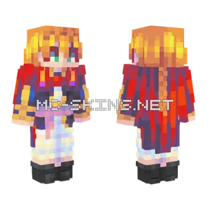 Fire Grimoire Skin Minecraft skin